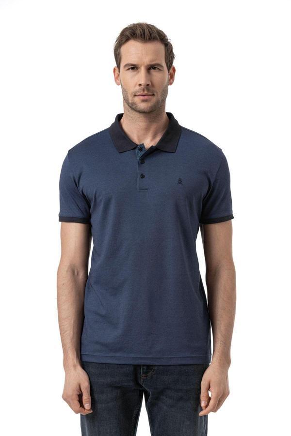 Rugatchi Büyük Beden %100 Pamuk Polo T-Shirt - Image 1