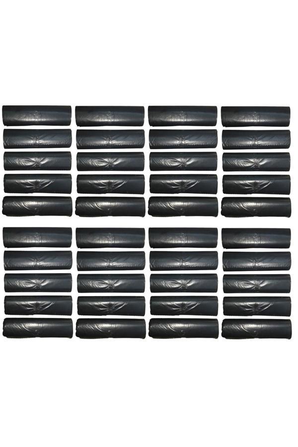 Eymarmarket Siyah Büyük Boy Çöp Poşeti 65*80 Cm 10 Lu Rulo 40 Paket (400 Adet) - Image 1
