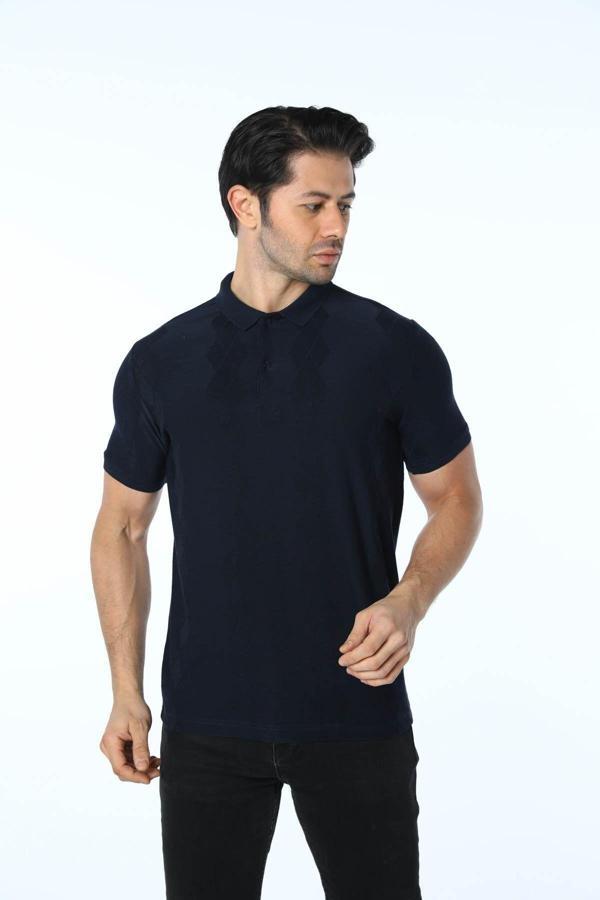 Rugatchi Jakarlı Polo Yaka T-Shirt - Image 1