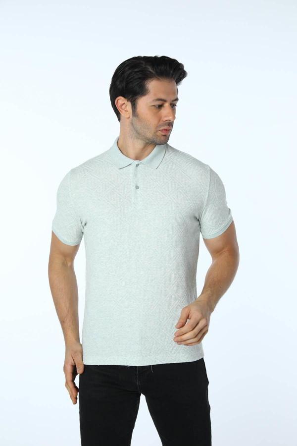 Rugatchi Jakarlı Polo Yaka T-Shirt - Image 1