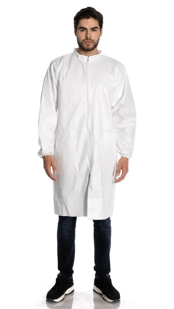 Faba LO-530-Beyaz-XL Lami̇neli̇ Laboratuvar Önlüğü - Image 1
