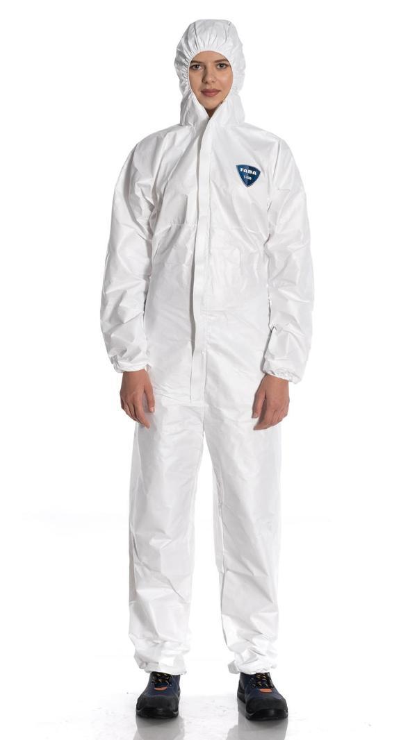 Faba T-530-Beyaz L Lamineli Tulum - Image 1