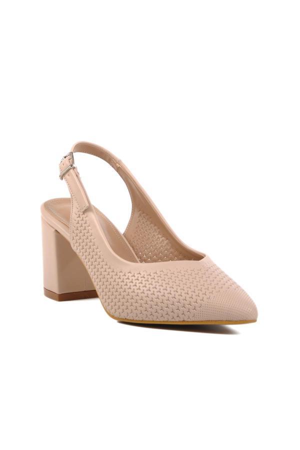 Pierre Cardin PC-54727 Z Krem Kadın Abiye Ayakkabı Stiletto - Image 1