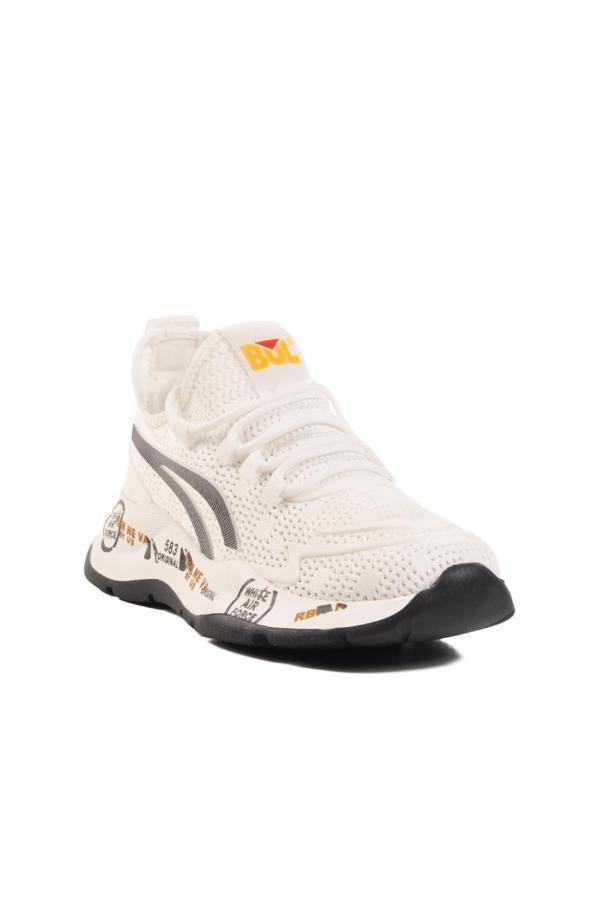Beyaz Memory Foam Hafif Erkek Spor Ayakkabı 241432 M - Image 1
