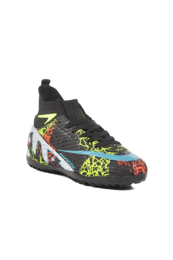 Siyah-F.Sarı Unisex Halı Saha Ayakkabısı Laliga Air 600 G Halısaha  - Image 1