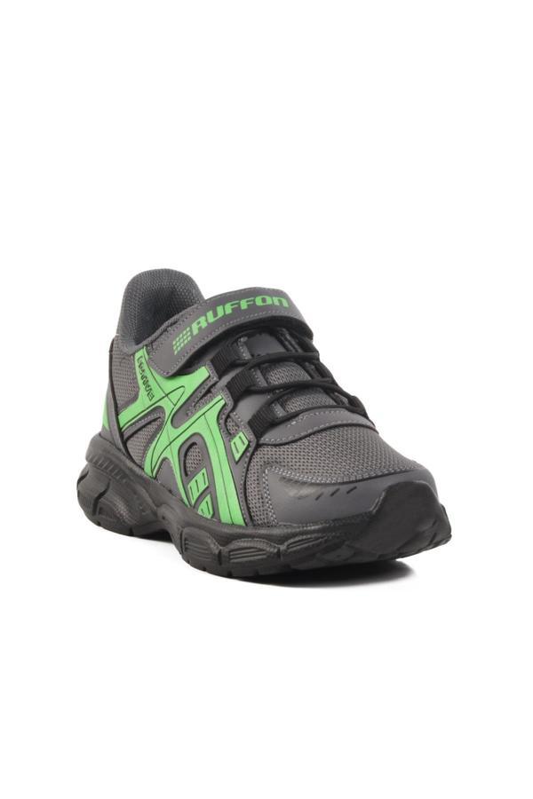 Füme-Yeşil Hafif Esnek Çocuk Spor Ayakkabı Ruffon 2351 F  - Image 1