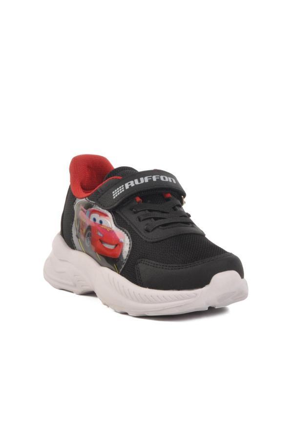 Siyah-Beyaz Tekstil Çocuk Spor Ayakkabı Ruffon 2340 F - Image 1