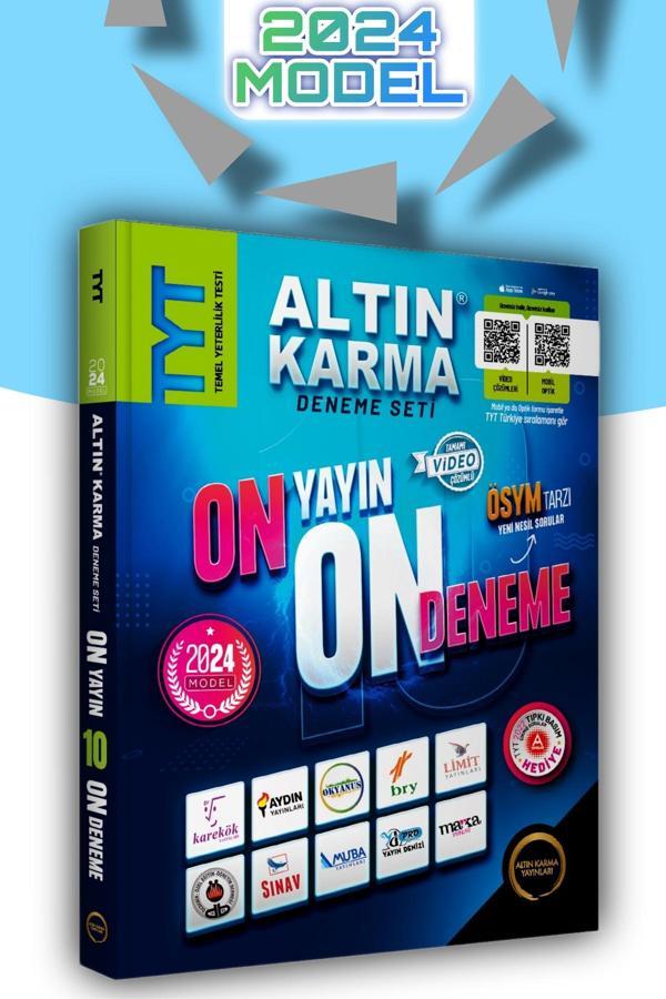 Altın Karma Yayınları 2024 TYT 10+1 Karma Deneme - Altın Karma Yayınları - Image 1