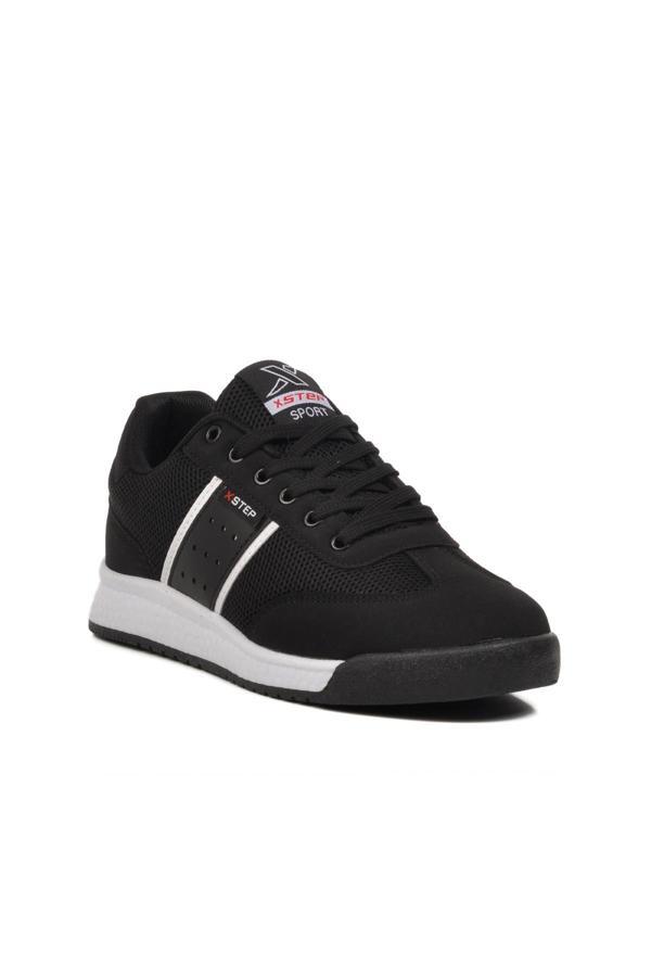Xstep Siyah Beyaz Fileli Hafif Unisex Spor Ayakkabı 2026 G - Image 1