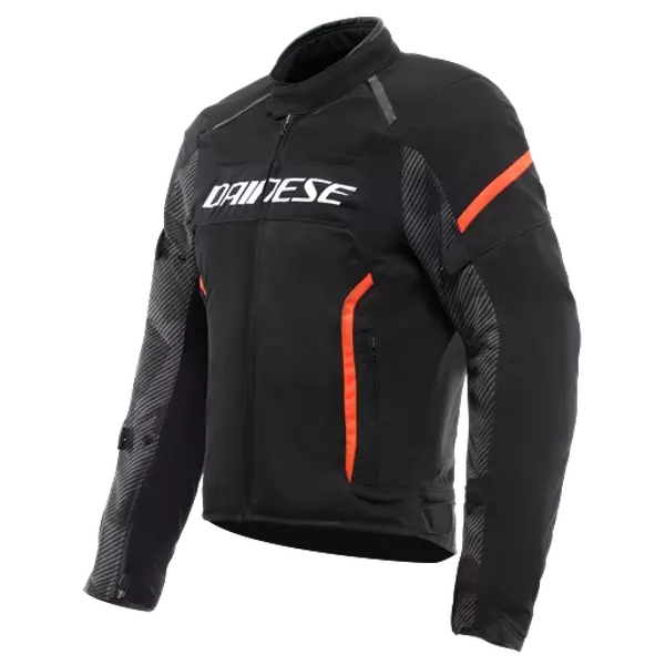 DAINESE CEKET/AIR FRAME 3 TEX JACKET/BLACK/RED-FLUO YAZLIK MONT - Image 1