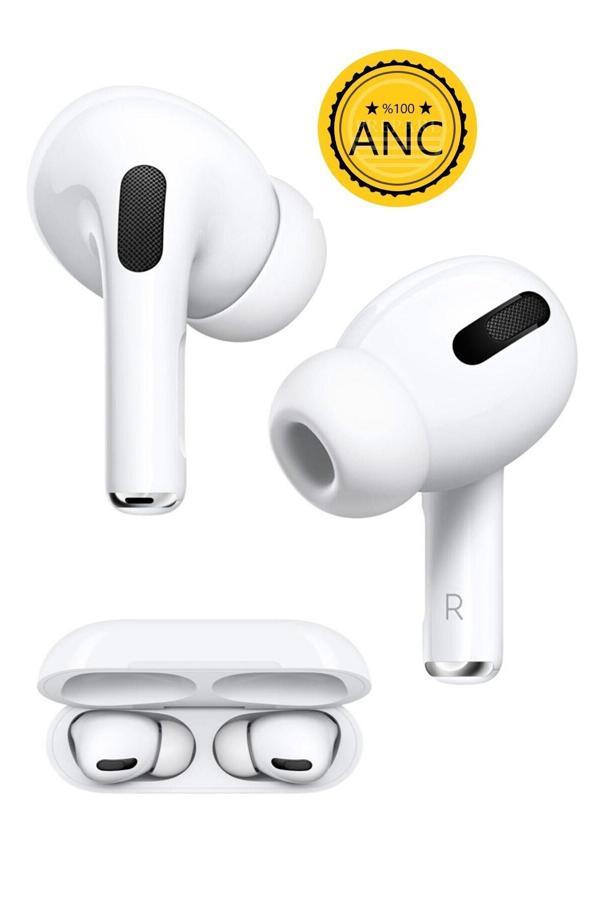 Airpods Uyumlu Pro Anc Şeffaf Mod & Gürültü Engelleme Aktif Ios Uyumlu Bluetooth Kulaklık - Image 1