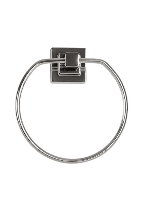 Piramit Yapışkanlı Yuvarlak Havluluk - Metal Havlu Askısı - Image 1