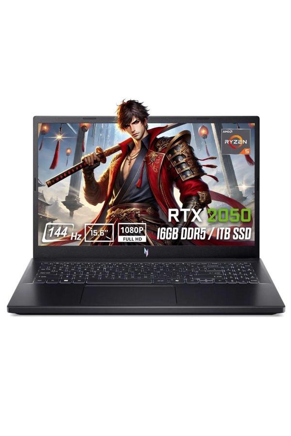 Nitro V 15 Anv15-41-r3f8 Ryzen 5 16gb 1tb Rtx2050 15.6inç Fhd 144hz Laptop (NH.QSJEY.001V2) - Image 1