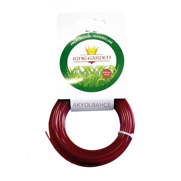 King Garden Tırpan Misinası Ot Çim Kesme İpi 2 MM - 15 M - Image 1