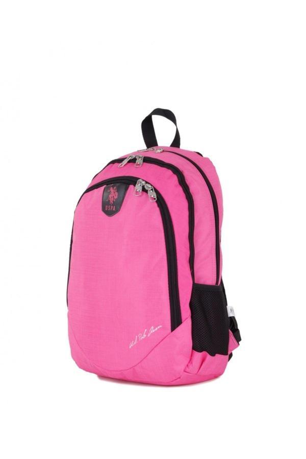 Pembe Unisex Us Polo Assn Imzalı Sırt Çantası Plçan8217 - Image 1