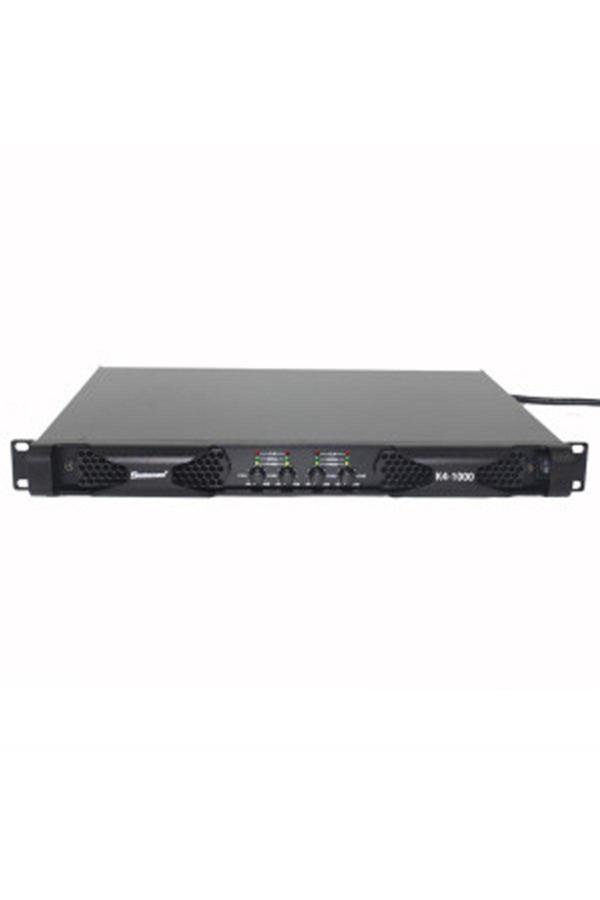 K4-1000 4 Kanal D Sınıfı Dijital Güç Amplifikatörü 4x1400 Watt - Image 1