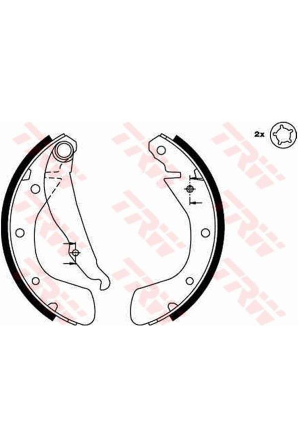 Trw Opel Corsa B 1993-2000 Arka Balata Marka - Image 1