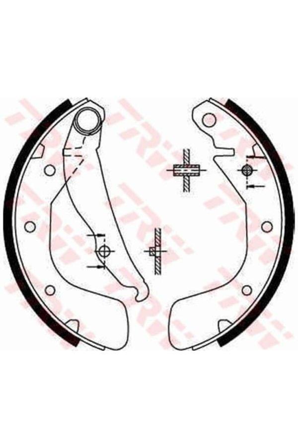 Trw Opel Corsa C Arka Balata Marka - Image 1