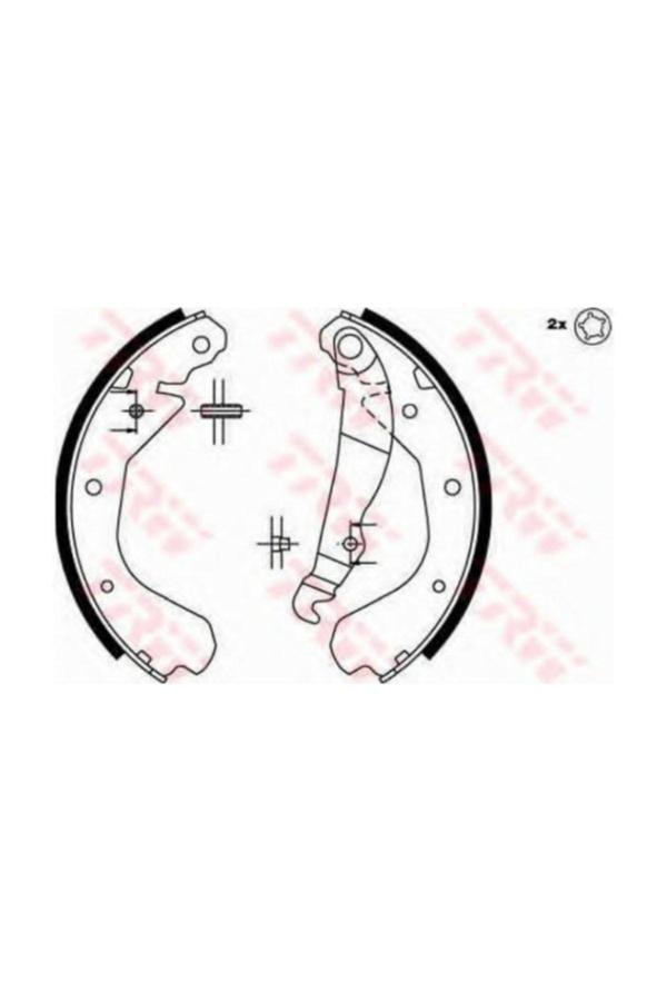 Trw Kampana Balata ( Opel : Vectra A 1.8 ( 88-95 ) - -Gs6212 - Image 1