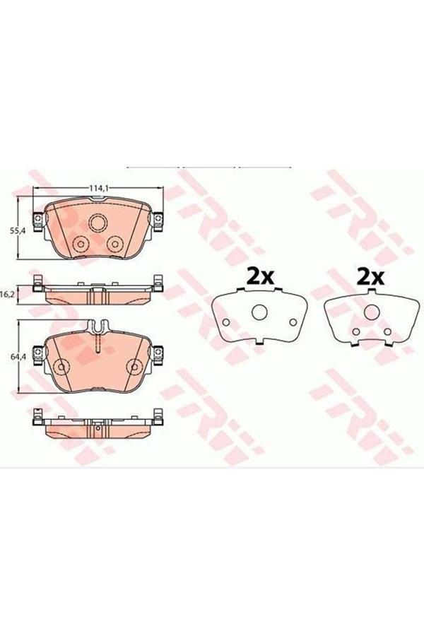 Trw Disk Balata Mercedes E Serisi Arka - Trw - Image 1