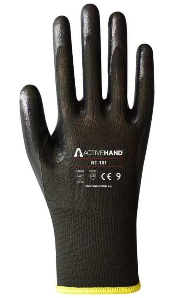 ActiveHand NT-101 Nitril İş Eldiveni Siyah - Image 1