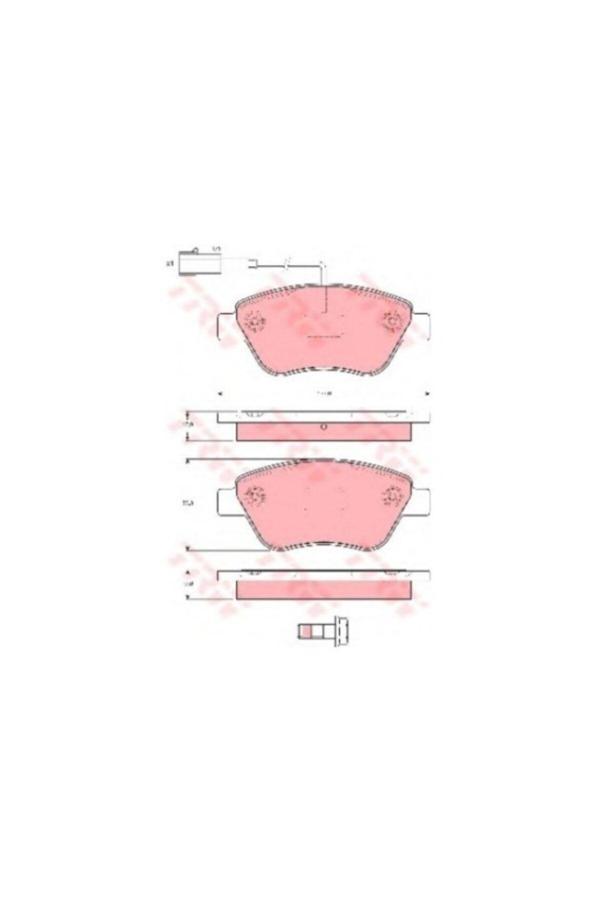 Trw On Fren Balatasi Idea 1,2-1,3Jtd-1,4 0104- (Fisli) -7362548, 77363035, 77363992, - Image 1