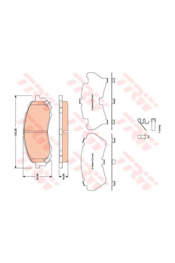 Trw Ön Fren Balatası (Subaru Impreza Komb) - Image 1