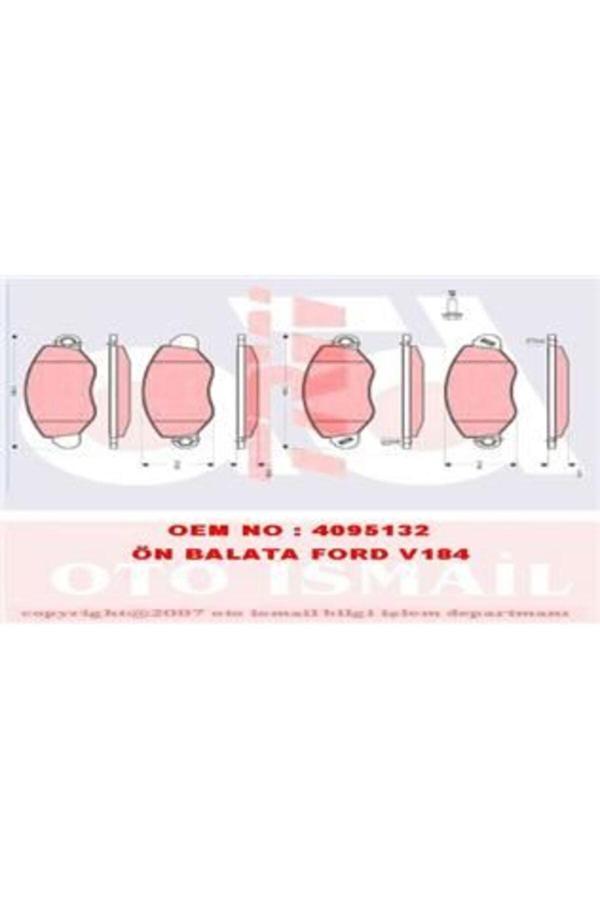 Trw Gdb1461 Fren Balatası Ön Transit V184 00-06 Önden Çekıslı - Image 1