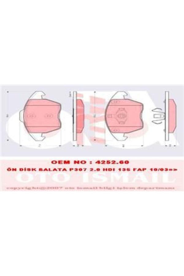 Trw Gdb1605 Fren Balata Ön 207 06- 208 12- 307 00- 2.0 16V 2.0 Hdı 308 07- 3008 09- Rcz 10- 37983528 - Image 1