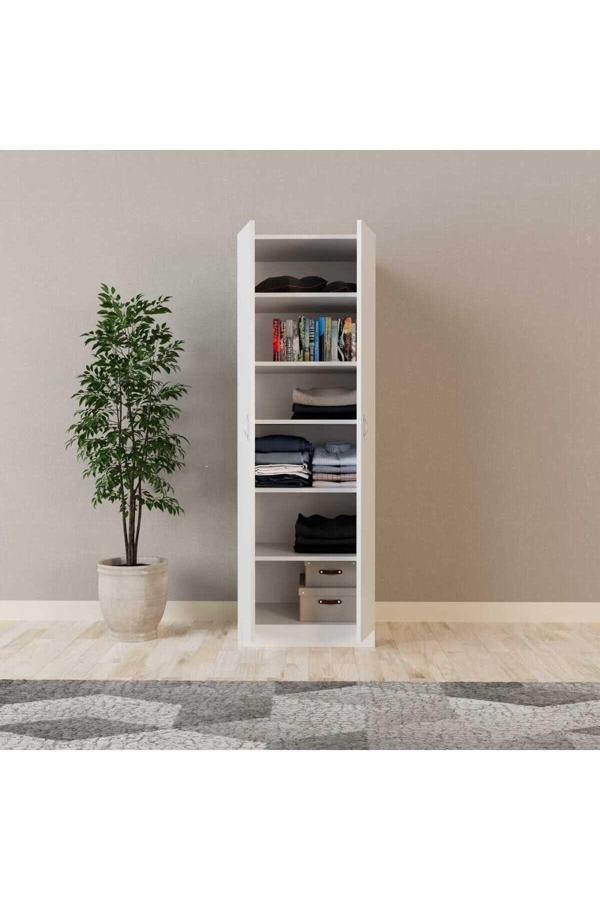 T Designo Altın Giyinme Dolabı - Çok Amaçlı Dolap - Gardırop 60 Cm-2 Kapaklı - Image 1