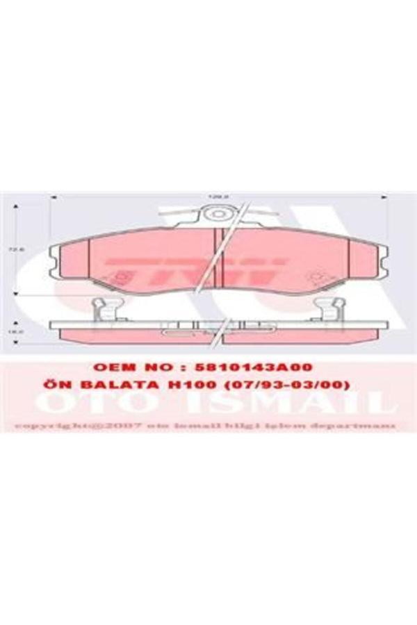 Trw Gdb3089 Fren Balatası Ön H100 93-04 Mınıbüs Kamyonet - Image 1