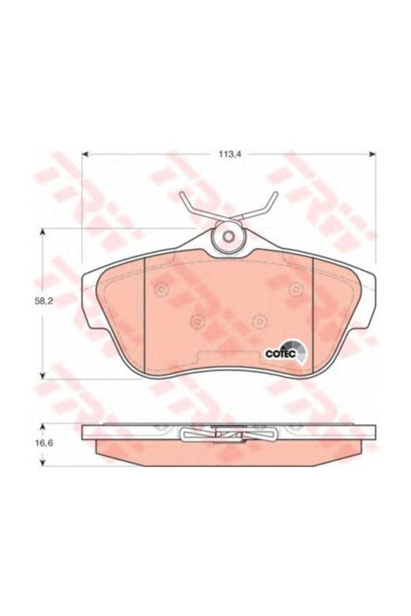 Trw Arka Fren Balatasi Expert Tepee 2,0 16V,1,6Hdi 90,2,0Gdi 120,2,0Hdi 140 (012007-) - Image 1
