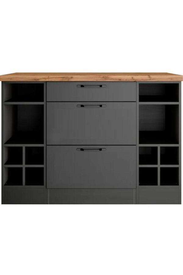 T Designo İyonya 3 Çekmeceli -Mutfak Dolabı-Çok Amaçlı Dolap-Alt Modül-120Cm - Image 1