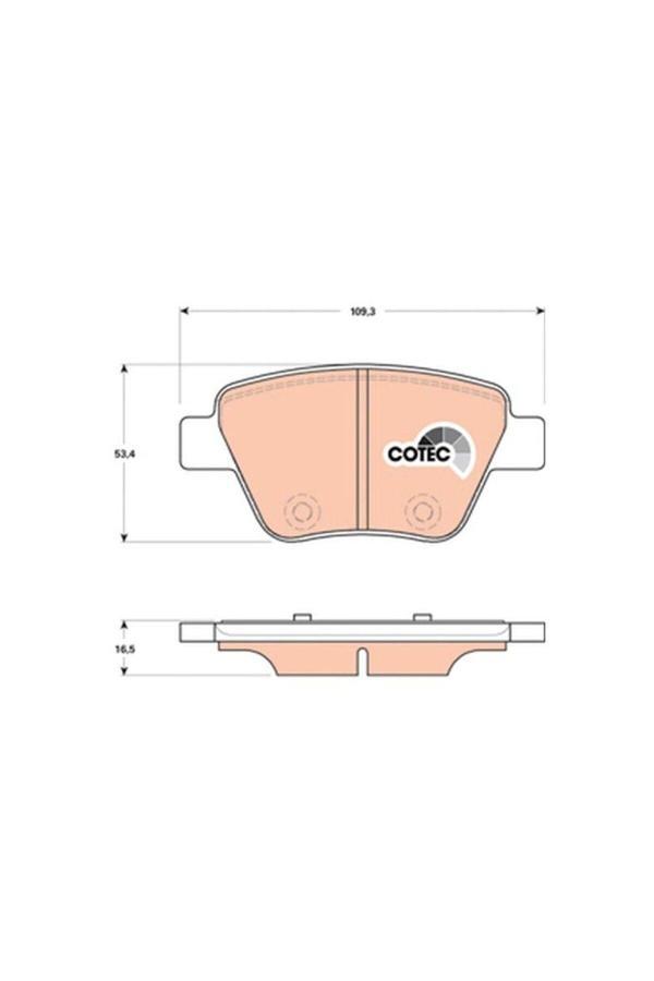 Trw Arka Fren Balatası- (Vw Caddy 11-15 Golf 09-13 Passat 13-15 Seat Leon 06-13 Skoda Octavıa 09-13) - Image 1
