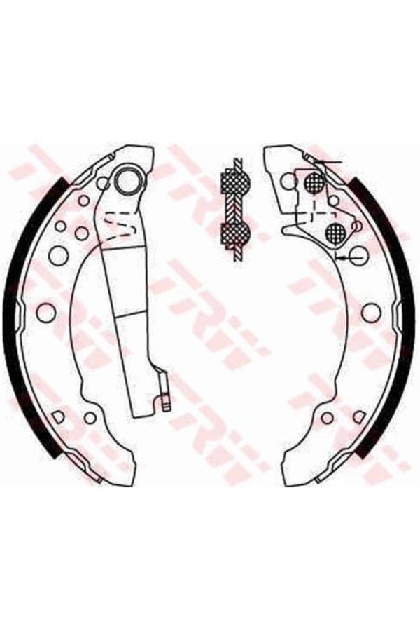 Trw El Fren Balatası-180X30 (Vw Golf 81-92 Polo 82-00 Polo Cls 96-00 Seat Ibıza 93-99) 867698520X - Image 1