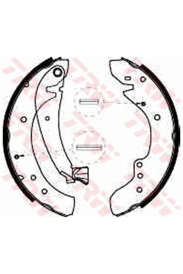 Trw Arka Pabuç Balata Boxer 94-4.02 Ducato 94-2.02 Jumper 94-2.02 1400Kg 254X57 - Image 1