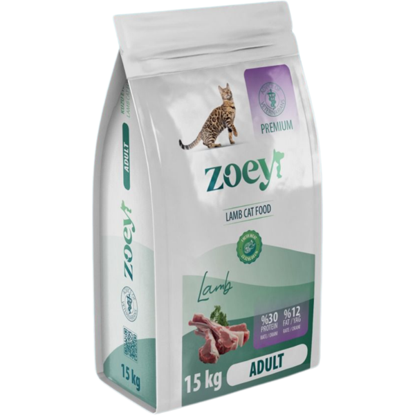 Zoey Kuzulu Yetişkin Kedi Maması 15 KG - Image 1