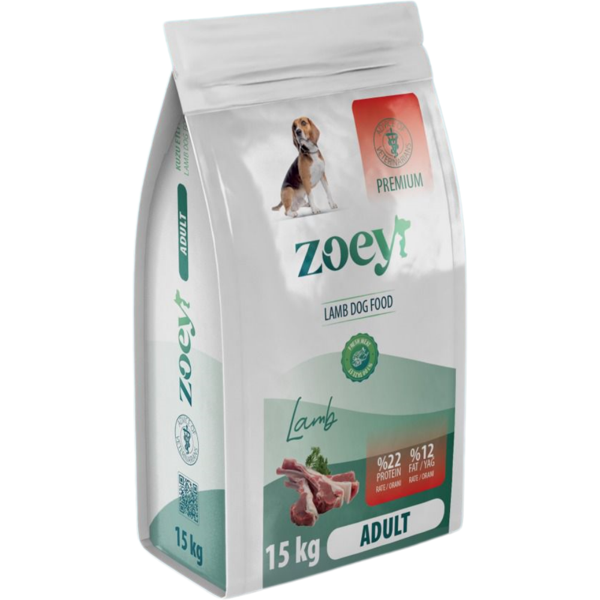 Zoey Kuzulu Yetişkin Köpek Maması 15 KG - Image 1