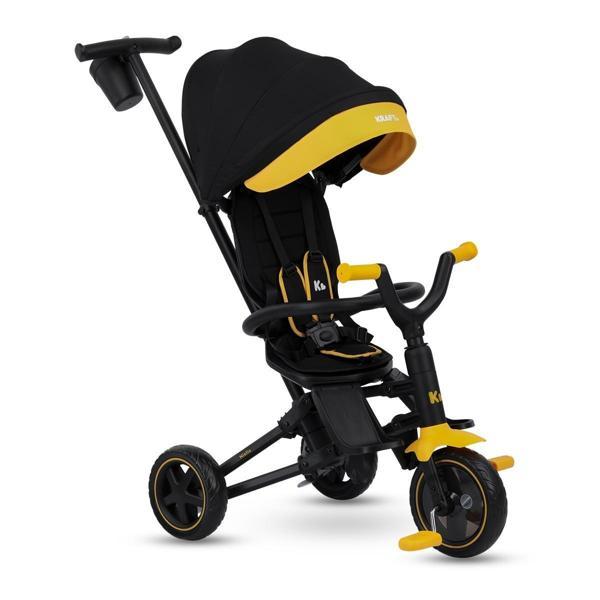 Kraft Nova Niello QPlay 6 in 1 Katlanır Bisiklet Sarı - Image 1