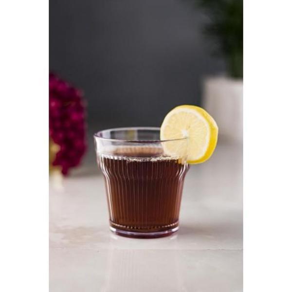 Akrilik Şeffaf 6lı Kısa Bardak & Su Meşrubat Kahve Yanı Bardağı 300 ml ( Cam Değildir ) - Image 1