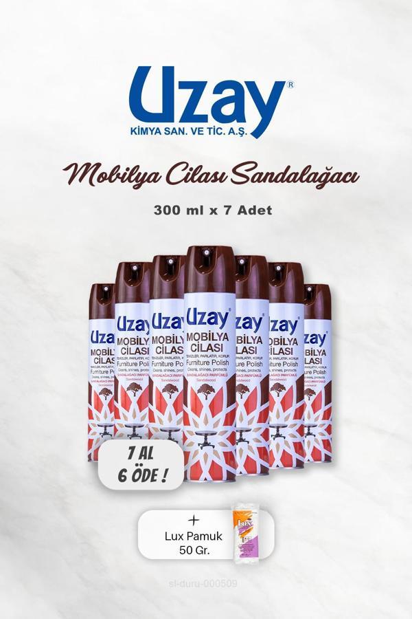 7 AL 6 ÖDE Uzay Mobilya Cilası Sandalağacı 300 ml, Pamuk - Image 1