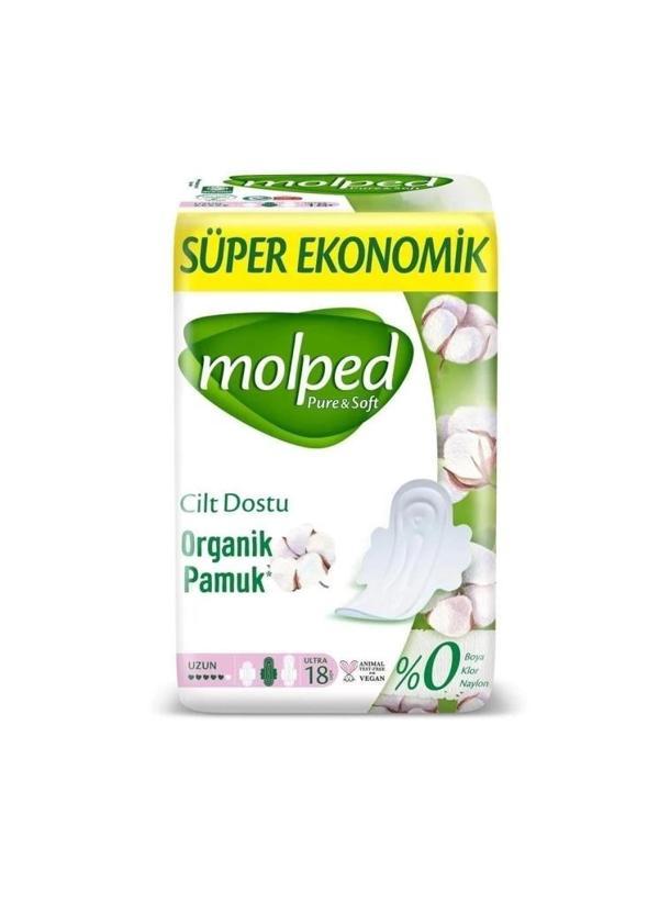 Nessiworld Molped Pure&Soft Ped Uzun Süper Eko 18 Adet - Image 1
