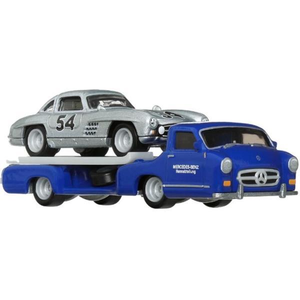 Çocuk Hot Wheels Team Transport Mercedes Benz 300 SL 55 Blaues Wund HRV48 - Image 1
