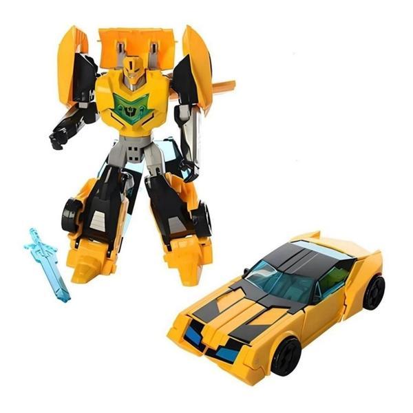 Çocuk Transformers Metal Robot Sarı - Image 1