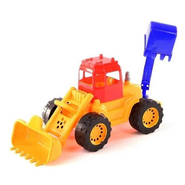 Çocuk Kazıcılı Büyük Dozer - Image 1