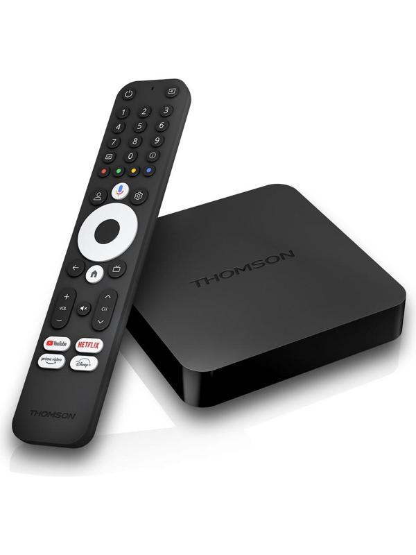 THOMSON Streaming Box 240G, 4K Uhd, Dolby Atmos, Dolby Digital+, Google Ses Kontrolü, Wifi, 2gb Ram + 8gb Rom, Dahili Ch - Image 1