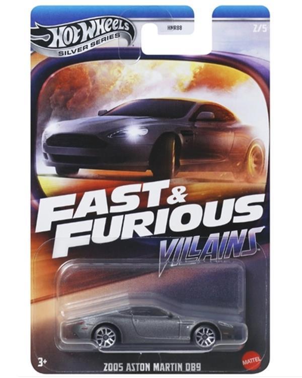 Hot Wheels Silver Series Fast ve Furious Villains ZOO5 Aston Martin Db9 JBY35 - Image 1