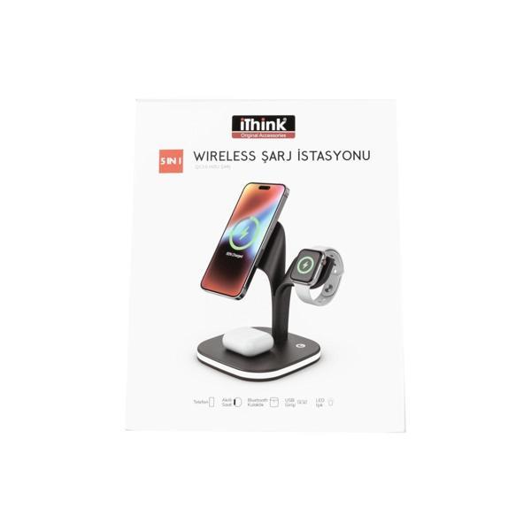 İthink Wireless Şarj İstasyonu Ws-50 Siyah - Image 1