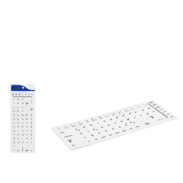 Klavye Stıcker Tuş Takımı Türkçe F Beyaz (Büyük) HDX8254B - Image 1