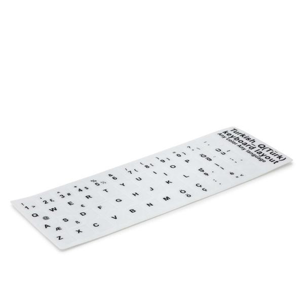 Klavye Stıcker Tuş Takımı Türkçe Q Beyaz HDX8260 - Image 1